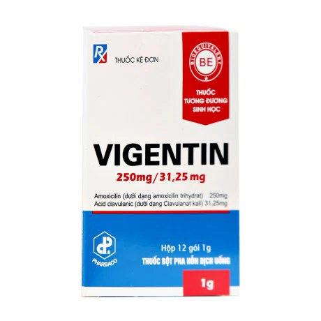Vigentin 250mg/31,25mg (Hop 12Goi)