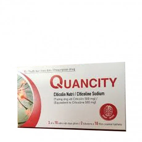 Quancity 500mg (2 vỉ x 10 viên)