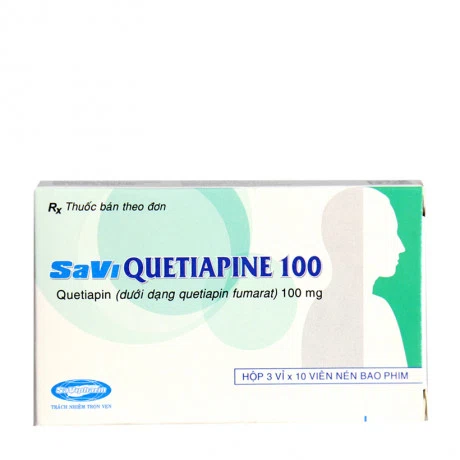 SaVi Quetiapine 100mg (3Vi x 10Vien)