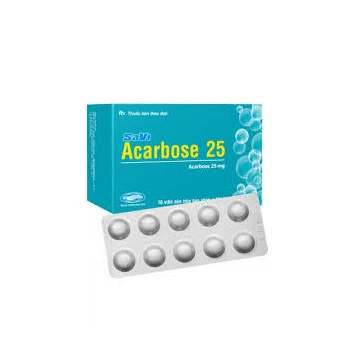 Savi Acarbose 25mg (10Vi x 10Vien)