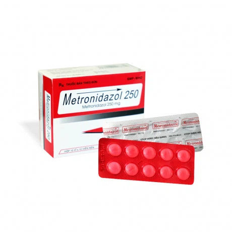 Metronidazol250mg BDP (10vi x 10Vien)