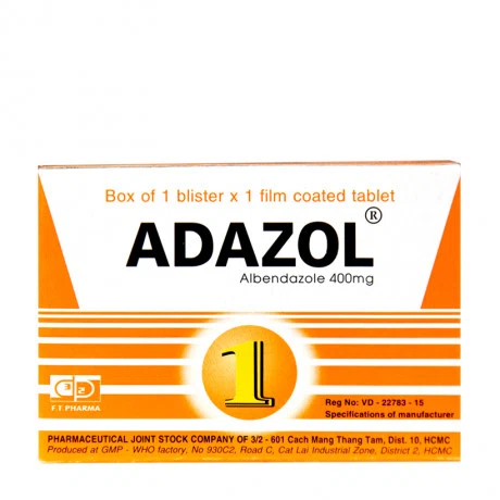 Adazol 400mg (1vi x 1vien)
