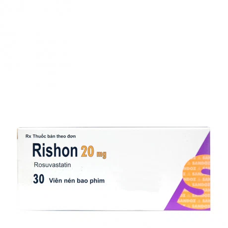 Rishon 20mg (3 vỉ x 10 viên/hộp)