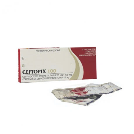Ceftopix 100mg (2Vi x 10Vien)