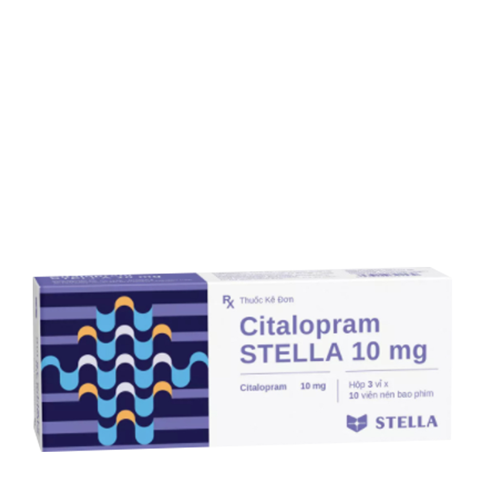 Citalopram Stada 10mg (Hộp 3 vỉ x 10 viên)