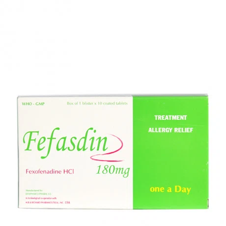Fefasdin 180mg (1vi x 10vien)