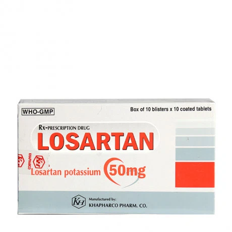 Losartan 50mg K.Hoa (10vi x 10vien)