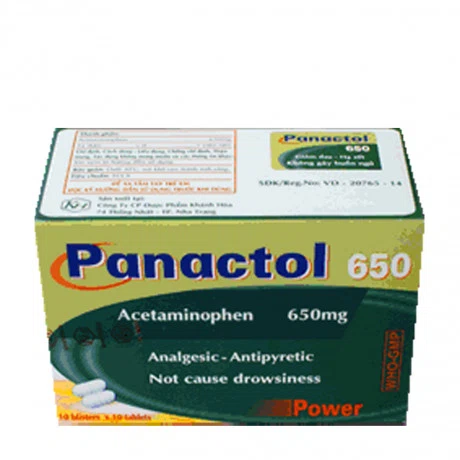 Panactol 650mg  (10vi x 10vien)K.Hoa