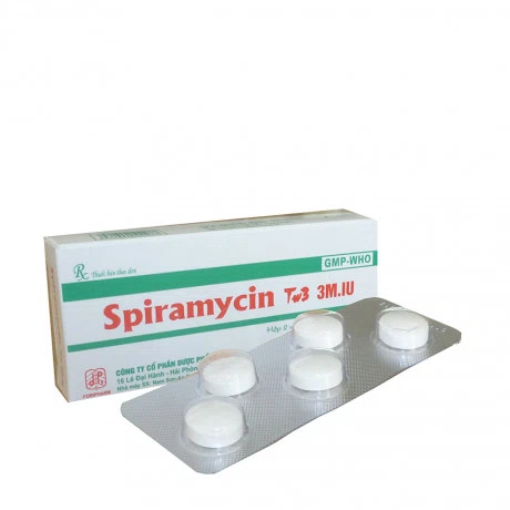 Spiramycin 3MIU K.Hoa (1vi x 10vien)
