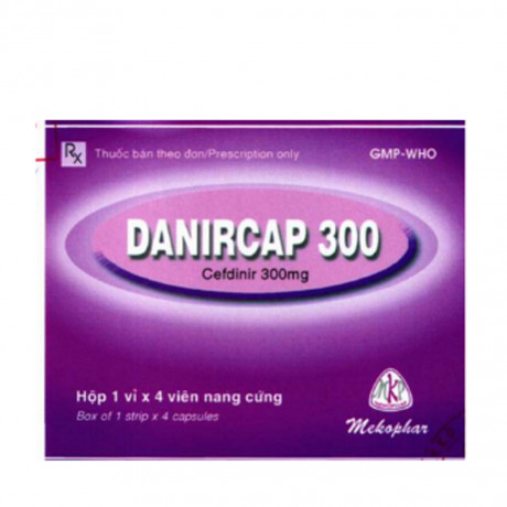 Danircap 300 (Hộp 1 vỉ x 4 viên)