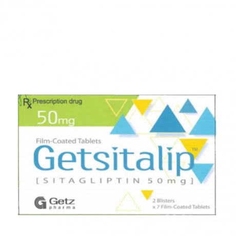 Getsitalip 50mg (2 vỉ x 7 viên)