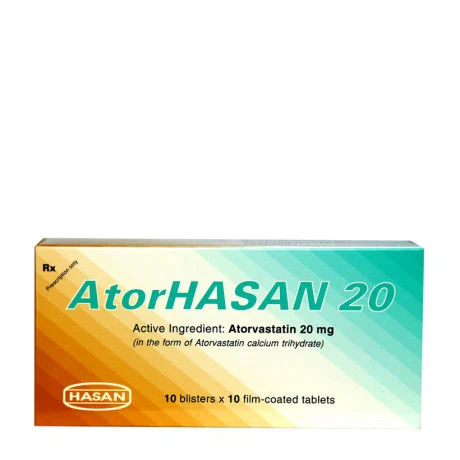 Atorhasan 20mg (10vi x 10vien)