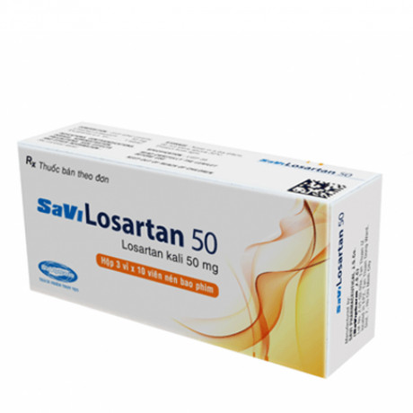 Savi Losartan 50mg (3Vi x 10Vien)