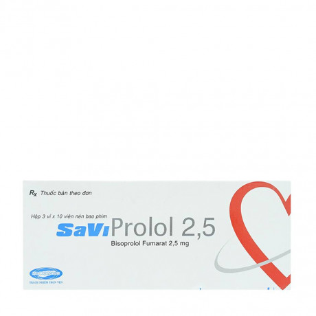 Savi Prolol 2,5mg (3Vi x 10Vien)