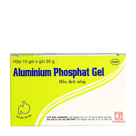 Aluminium Phosphat Gel (Hộp 10 gói x 20g)