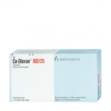 Codiovan 160/25mg (2Vi x 14Vien)