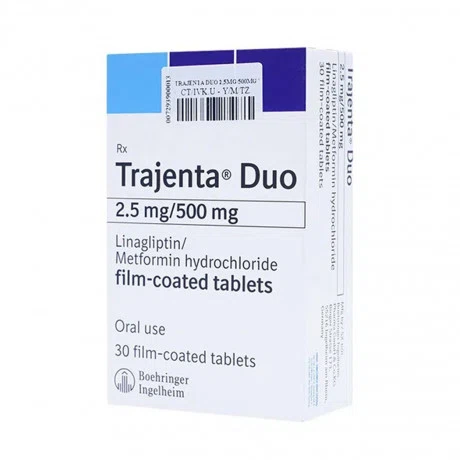 Trajenta Duo 2,5mg/500mg (Hộp 3 vỉ x 10 viên)
