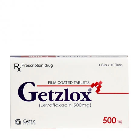 Getzlox 500mg (1Vi x 10Vien)