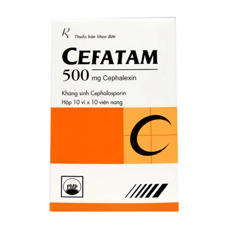 Cefatam 500mg (10Vi x 10Vien)