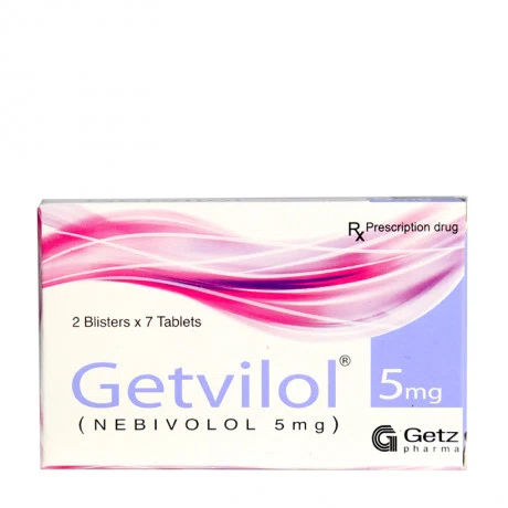 Getvilol 5mg (Hộp 2 vỉ x 7 viên)