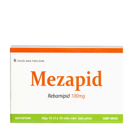 Viên nén bao phim Mezapid 100mg điều trị viêm loét dạ dày (10 vỉ x 10 viên)