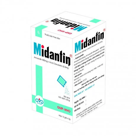 Midantin (Hộp 12 gói)