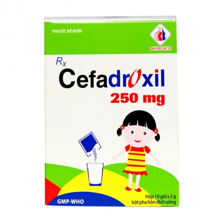 Cefadroxil 250mg (Hộp 10 gói)
