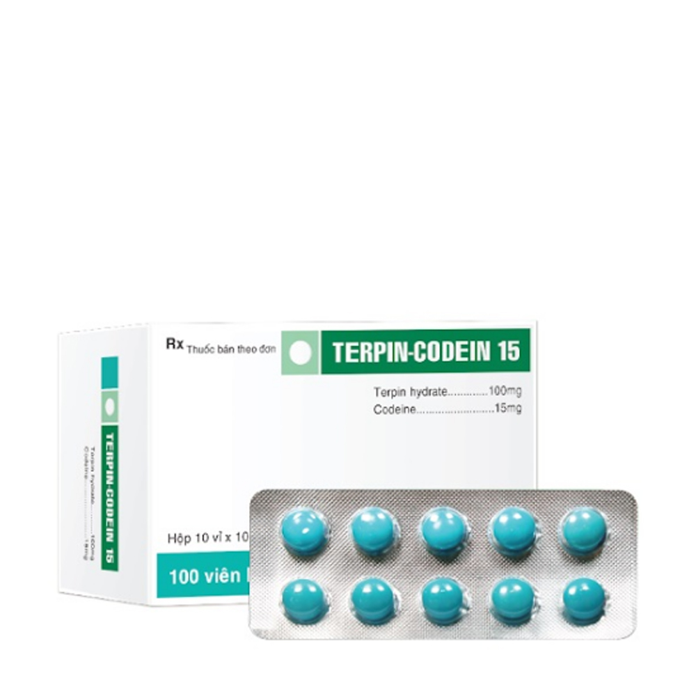 Terpin-codein (10 vỉ x 10 viên)