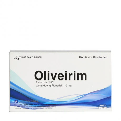 Oliveirim 10mg (Hộp 6 vỉ x 10 viên)