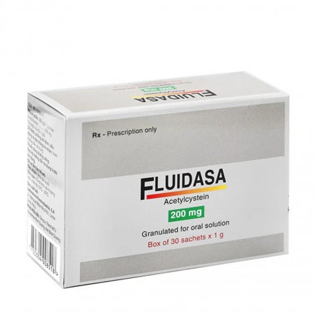 Fluidasa 200mg (Hộp 30 gói x 1g)