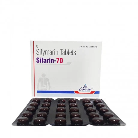 Silymarin 70mg (Hộp 4 vỉ x 10 viên)