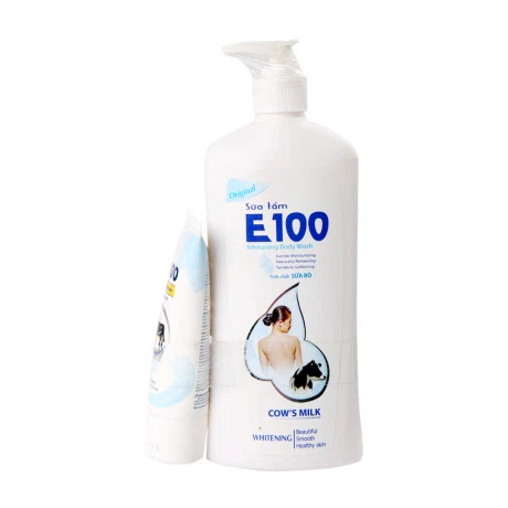 Sữa tắm trắng da tinh chất sữa dê E100 (520ml)