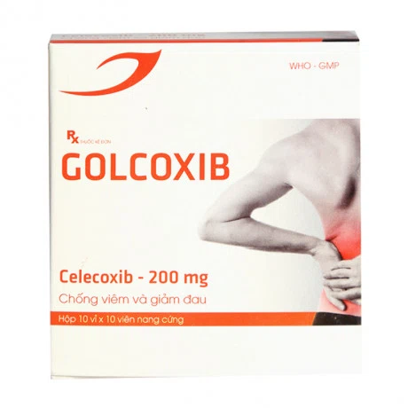 Golcoxib 200mg (10Vi x 10Vien)