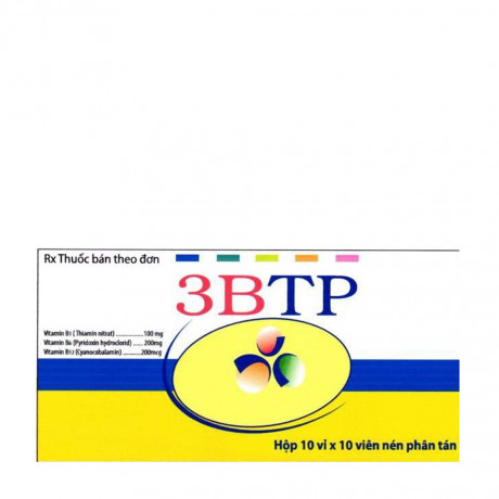 3BTP (Hộp 10 vỉ x 10 viên)