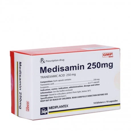 Medisamin 250mg Mediplantex (10Vi x 10Vien)