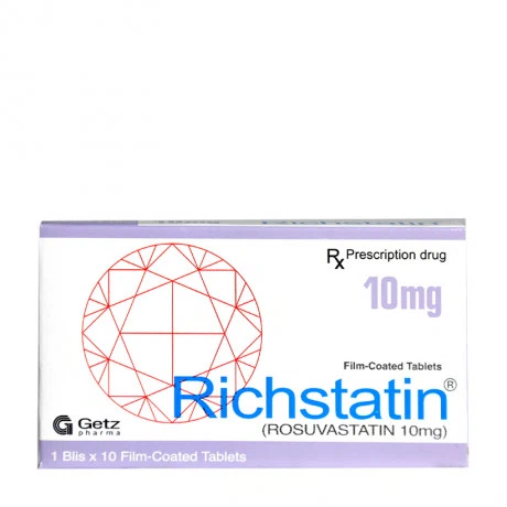 Richstatin 10mg Getz (1Vi x 10Vien)