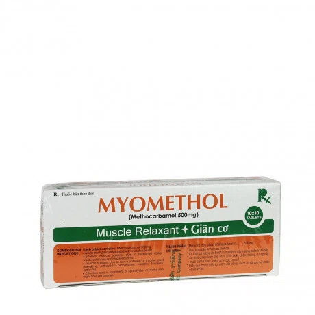 Methocarbamol 500mg (10vi x 10vien)
