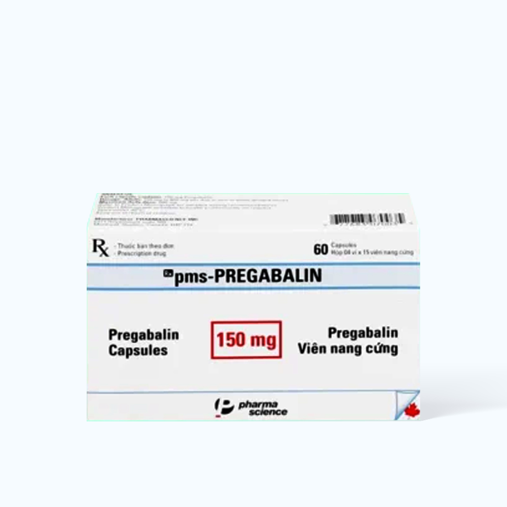 PMS-Pregabalin 150mg (4Vi x 15Vien)