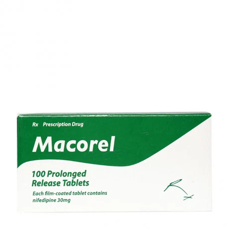 Thuốc điều trị thiếu máu cơ tim,tăng huyết áp Macorel 30mg (10 viên x 10 vỉ/hộp)
