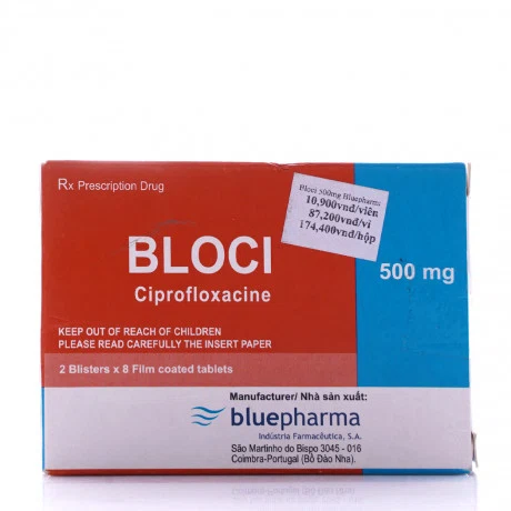 Bloci 500mg Bluepharma (2vi x 8vien)
