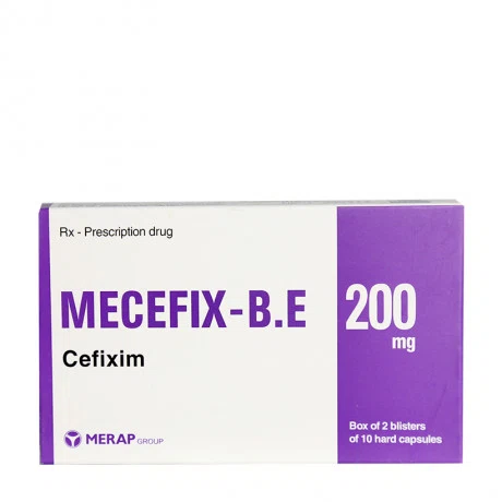 Mecefix-B.E 200mg Merap (2vi x 10vien)
