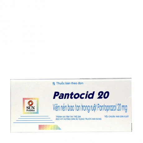 Thuốc điều trị trào ngược dạ dày Pantocid 20mg (10 viên x 3 vỉ/hộp)