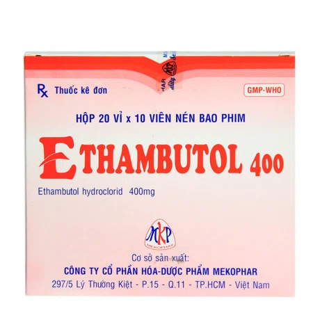 Ethambutol 400mg Mekophar (20vi x 10vien)
