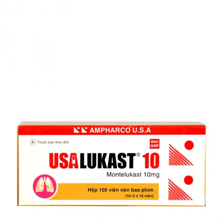 USAlukast 10mg Ampharco (10Vi x 10Vien)