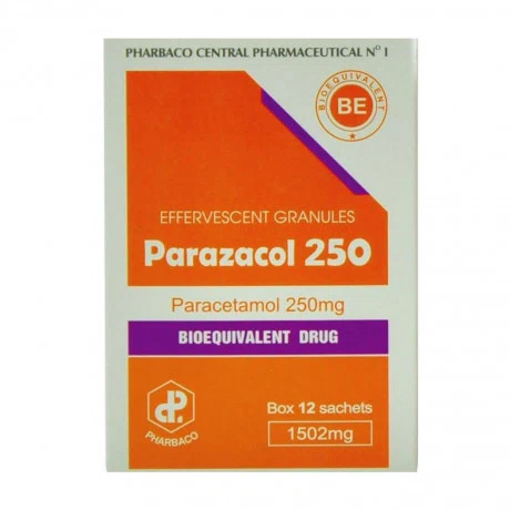 Parazacol 250mg Pharbaco (12Goi)