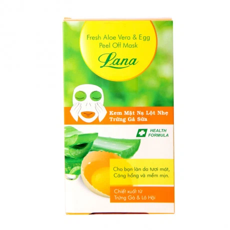 Kem mặt nạ lột nhẹ trứng gà sữa Lana (30g)