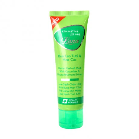Kem mặt nạ lột nhẹ dưa leo tươi & hoa cúc Lana (80g)