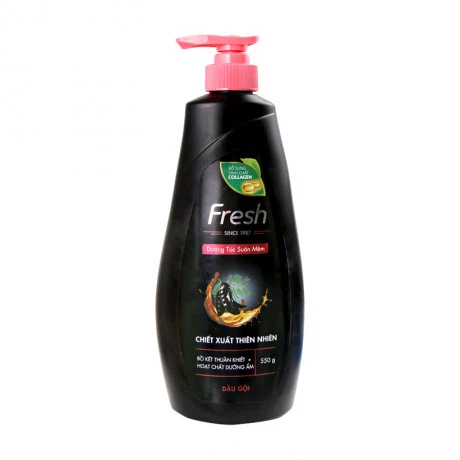 Dầu gội dưỡng tóc suôn mềm chiết xuất bồ kết Fresh (550g)
