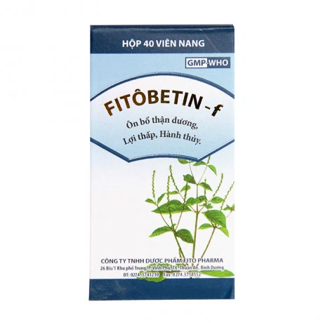Fitôbetin-F Fitopharma (Hộp 40 viên)