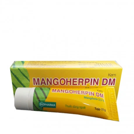 Mangoherpin DM 2,5% BVPharma (tuýp  10g)